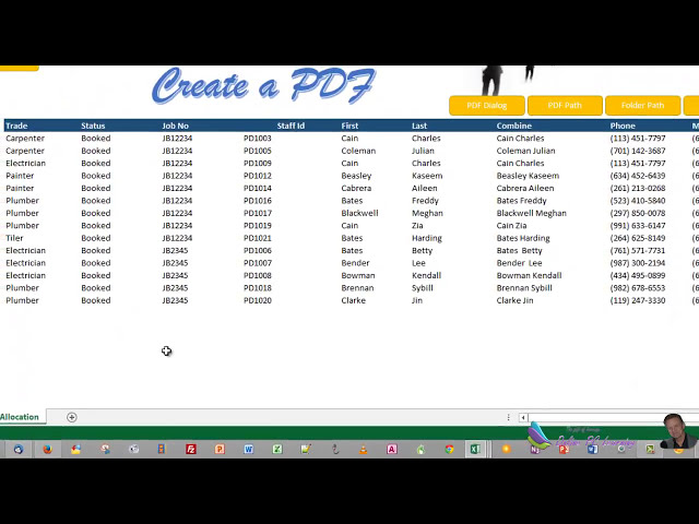 فیلم آموزشی: Excel به PDF - یک PDF از Excel ایجاد کنید با زیرنویس فارسی