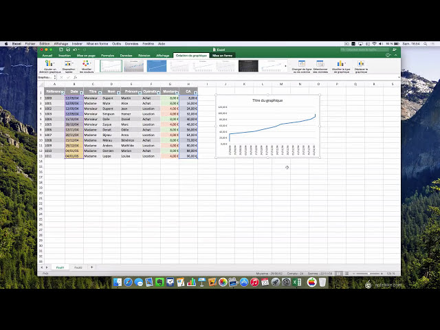 فیلم آموزشی: Excel 2016 - Crejper un graphique rapide simplement - Tuto #28 با زیرنویس فارسی