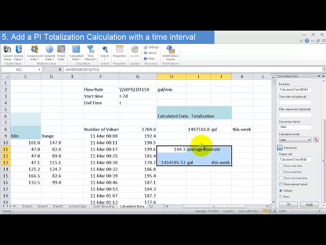 فیلم آموزشی: OSIsoft: یکپارچه سازی و ادغام با تابع داده محاسبه شده PI (افزونه PI DL 2013 Excel) با زیرنویس فارسی