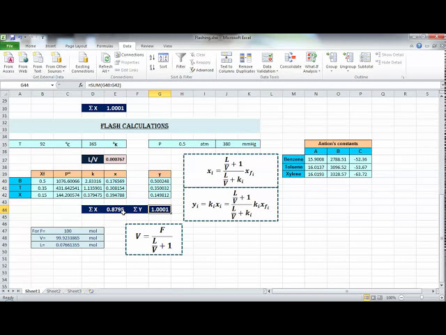 فیلم آموزشی: Excel for Chemical Engineers I 25 I Flash Calculations (2/2) [Excel] با زیرنویس فارسی