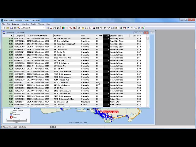 فیلم آموزشی: برچسب گذاری صادرات داده های نقشه اکسل در نرم افزار نقشه برداری Maptitude