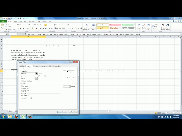 فیلم آموزشی: نحوه قرار دادن محتوای سلول در یک سلول با متن Wrap در Excel 2010 با زیرنویس فارسی