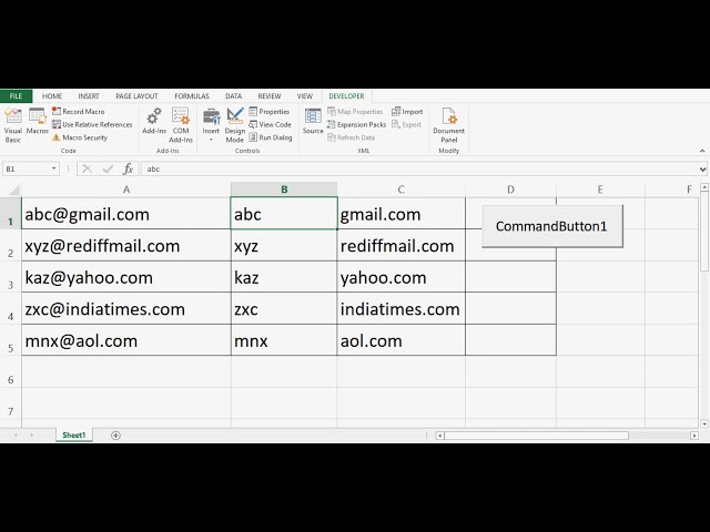 فیلم آموزشی: تابع تقسیم VBA - نحوه تقسیم سلول ها در Excel VBA