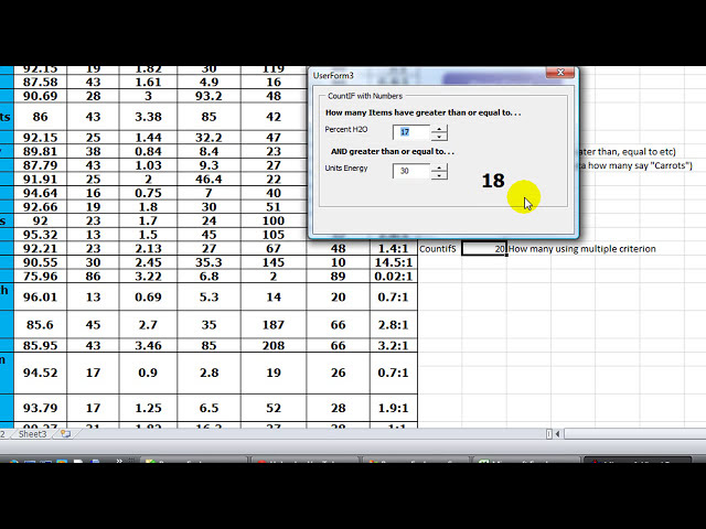 فیلم آموزشی: CountIFS در Excel VBA با زیرنویس فارسی