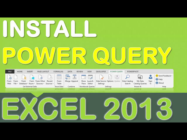 فیلم آموزشی: نحوه نصب Excel Power Query در Excel 2010 و 2013 با زیرنویس فارسی