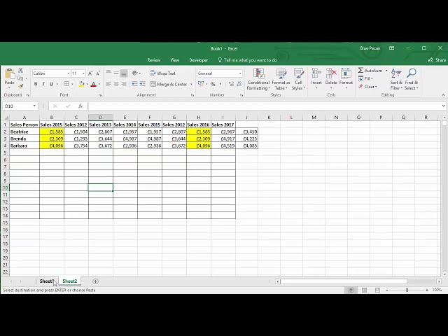 فیلم آموزشی: انتقال یا کپی سطرها و ستون ها با استفاده از Excel VBA، از جمله انتقال به برگه دیگر و انتقال به انتهای داده ها با زیرنویس فارسی