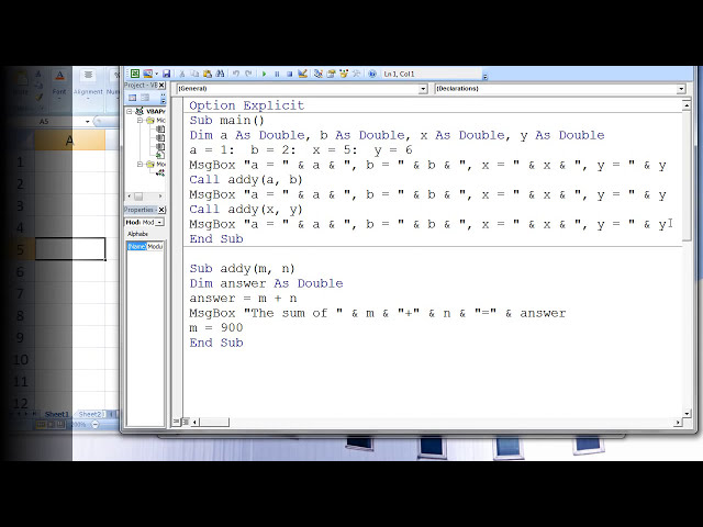 فیلم آموزشی: Excel VBA Topic 4.1.2 - مثال، استفاده مجدد از یک روش فرعی با زیرنویس فارسی