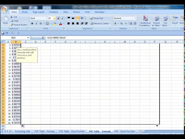 فیلم آموزشی: فرمول جبری جدول فاکتور PV Excel با زیرنویس فارسی