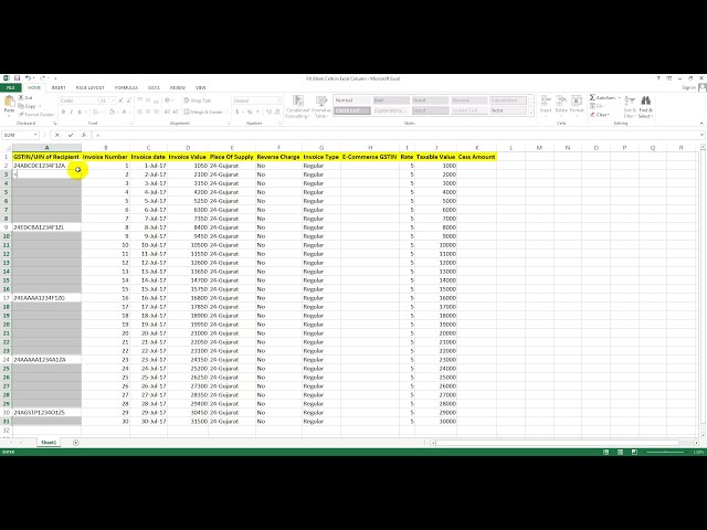 فیلم آموزشی: پر کردن خودکار GST No با استفاده از Excel با زیرنویس فارسی