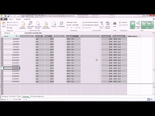 فیلم آموزشی: Excel 2013 PowerPivot Basics #8: ویرایش اتصالات موجود، وارد کردن داده های جدید، به روز رسانی گزارش های موجود با زیرنویس فارسی
