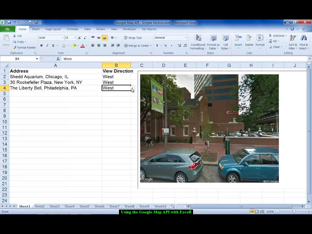 فیلم آموزشی: Excel - با استفاده از Google Maps API با زیرنویس فارسی