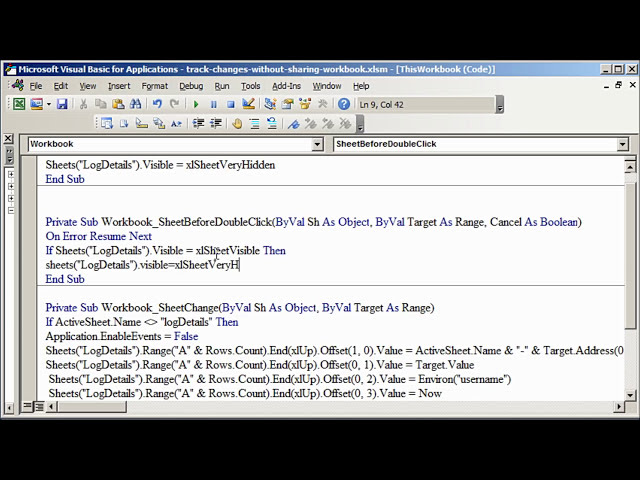 فیلم آموزشی: ردیابی تغییرات به صورت خودکار بدون اشتراک گذاری کتاب کار با استفاده از Excel VBA