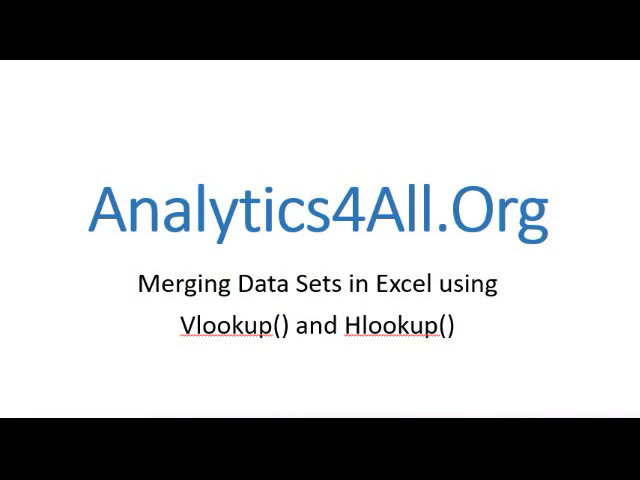 فیلم آموزشی: Excel: ادغام مجموعه داده ها با اکسل - Vlookup() Hlookup() با زیرنویس فارسی