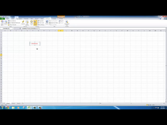 فیلم آموزشی: Excel 2010 چگونه رنگ متن را در چک باکس تغییر دهیم