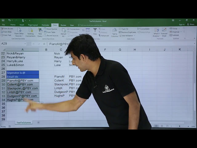فیلم آموزشی: MS Excel - متن به ستون با زیرنویس فارسی