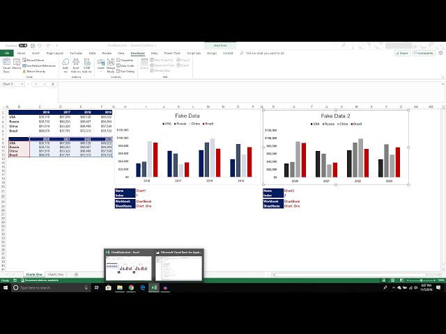 فیلم آموزشی: صادرات چند نمودار اکسل به پاورپوینت با استفاده از VBA با زیرنویس فارسی