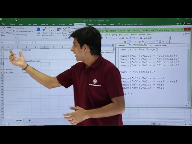 فیلم آموزشی: Excel VBA - استفاده از متغیر با زیرنویس فارسی