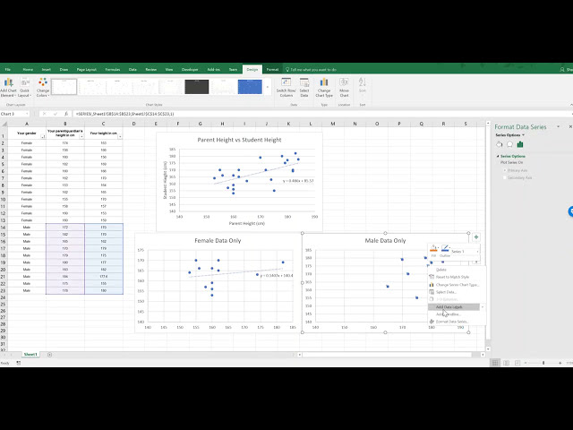 فیلم آموزشی: تجزیه و تحلیل داده های دو متغیره - نمودارهای پراکنده و خطوط روند در MS Excel با زیرنویس فارسی