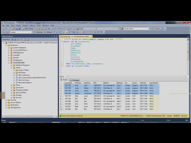 فیلم آموزشی: 9. MS SQL - وارد کردن داده ها از اکسل به یک جدول در مدیریت استودیو با زیرنویس فارسی