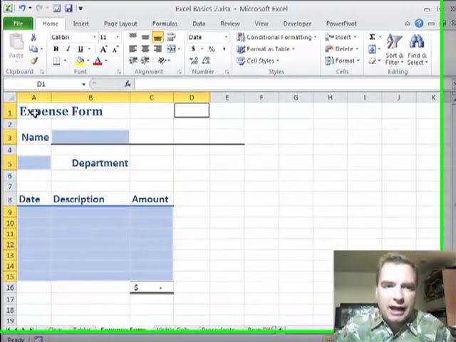 فیلم آموزشی: Excel Video 272 از Go To Constants برای ایجاد یک فرم قابل استفاده مجدد استفاده کنید با زیرنویس فارسی