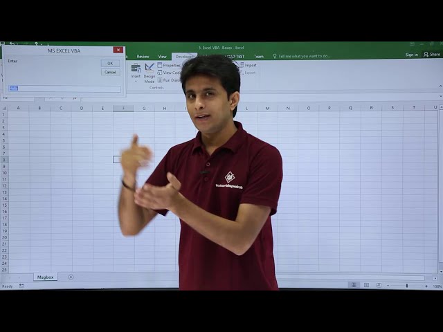 فیلم آموزشی: Excel VBA - جعبه ورودی با زیرنویس فارسی