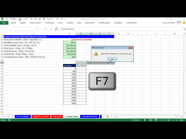 فیلم آموزشی: Basic Excel Business Analytics #05: 1 جدول داده های متغیر برای تجزیه و تحلیل What-If با زیرنویس فارسی