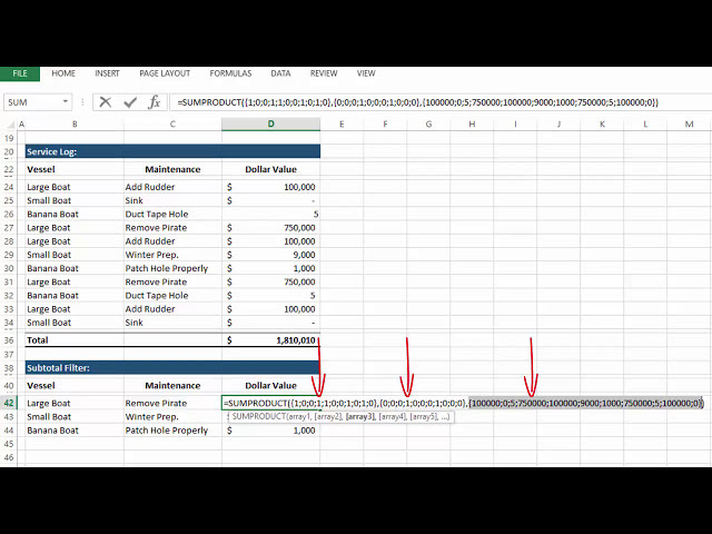 فیلم آموزشی: ترفند Excel: SumProduct & Double Minus (\ با زیرنویس فارسی