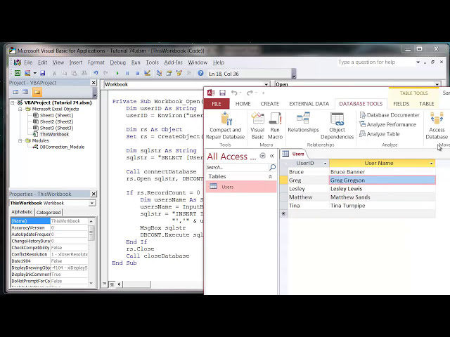 فیلم آموزشی: Excel 2010 VBA Tutorial 75 - ADODB - SQL INSERT با زیرنویس فارسی