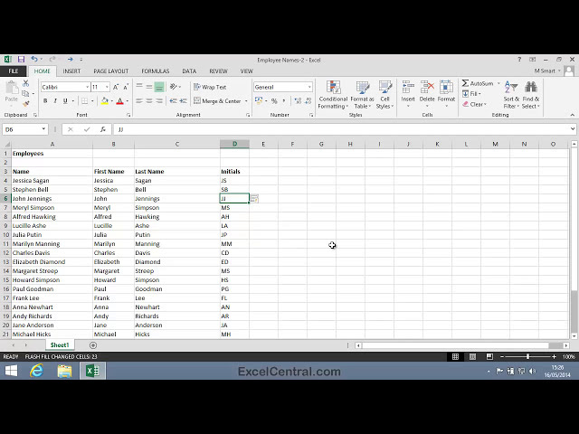 فیلم آموزشی: 2-18: از Excel Flash Fill برای تقسیم متن جدا شده استفاده کنید با زیرنویس فارسی