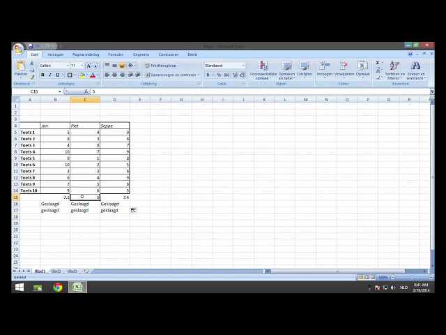 فیلم آموزشی: Cursus Excel Les 4: Als-functie با زیرنویس فارسی