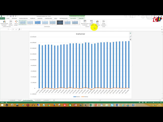 فیلم آموزشی: Aandelen analyseren in Excel (2): Grafieken maken با زیرنویس فارسی