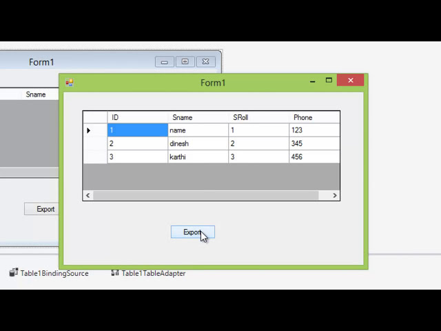 فیلم آموزشی: نحوه صادرات داده ها از DataGridView به Excel در VB.NET