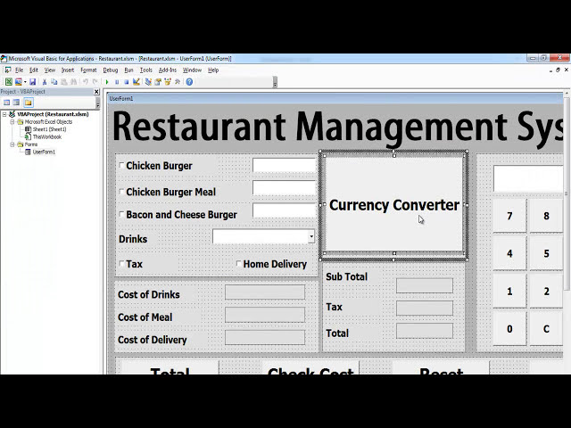 فیلم آموزشی: سیستم های مدیریت رستوران Excel VBA - آموزش کامل با زیرنویس فارسی