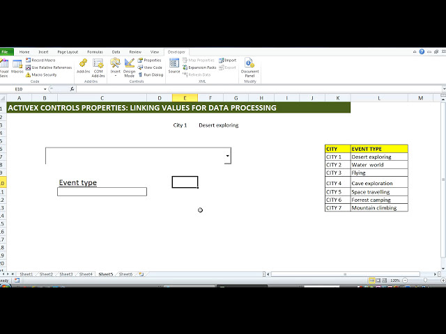 فیلم آموزشی: MS Excel ActiveX: نحوه پیوند دادن انتخاب Combobox به عنوان یک مقدار سلول خروجی. با زیرنویس فارسی