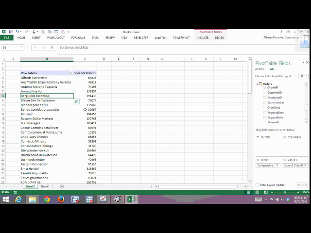 فیلم آموزشی: ایجاد مدل پایگاه داده با PowerPivot با زیرنویس فارسی