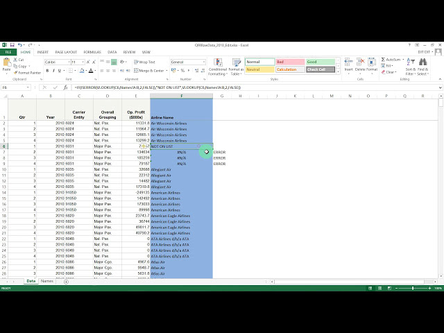 فیلم آموزشی: Excel How To: تابع ISERROR با زیرنویس فارسی