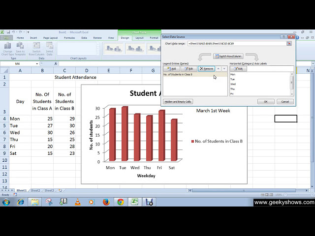 فیلم آموزشی: Microsoft Office Excel 2010 نوع نمودار، سبک نمودار یا محدوده داده را در نمودار تغییر دهید با زیرنویس فارسی