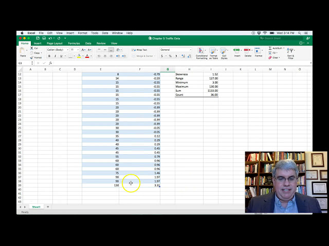 فیلم آموزشی: نحوه محاسبه Z-Scores از داده های خام با Excel 2016 برای مک با زیرنویس فارسی