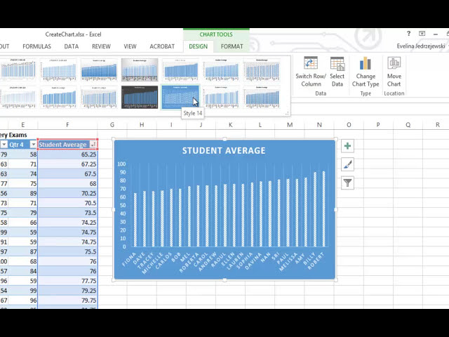 فیلم آموزشی: Excel 2003 در مقابل Exel 2013 - ایجاد نمودار با زیرنویس فارسی