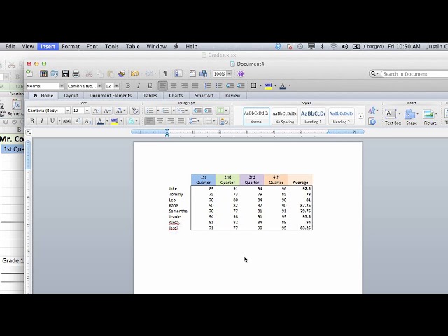 فیلم آموزشی: درج برگه اکسل در Word 2010: با استفاده از Microsoft Excel با زیرنویس فارسی