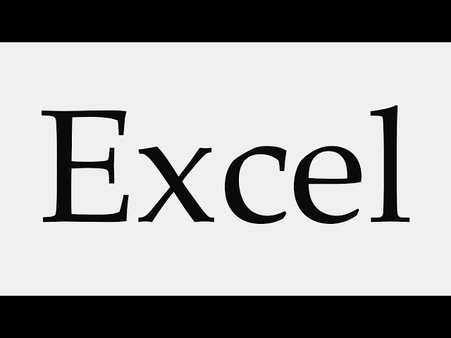 فیلم آموزشی: چگونه Excel را تلفظ کنید