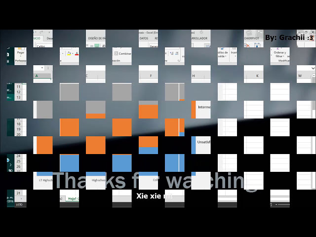 فیلم آموزشی: طرح موزاییک در مایکروسافت اکسل! (جدول احتیاطی) واقعاً آسان! / نمودار AKA Marimekko با زیرنویس فارسی