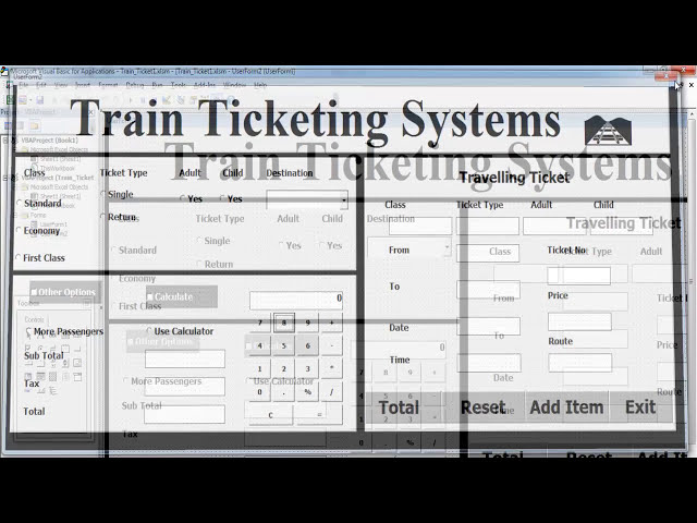 فیلم آموزشی: نحوه ایجاد سیستم های بلیط قطار در اکسل با استفاده از VBA - آموزش کامل با زیرنویس فارسی