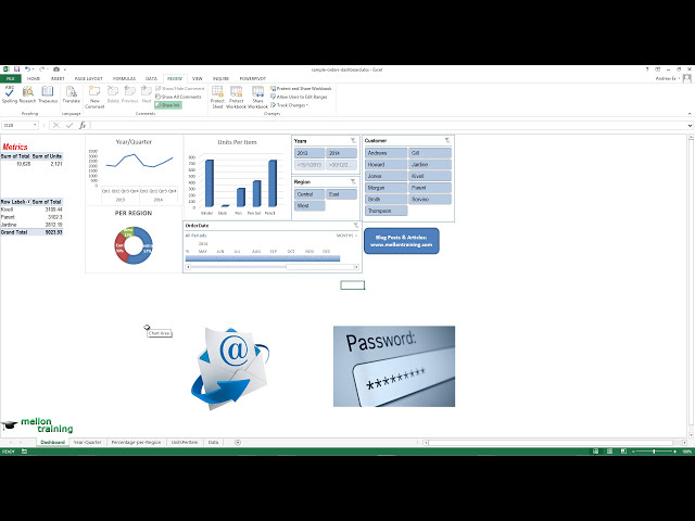 فیلم آموزشی: با استفاده از Microsoft Excel One Drive یک داشبورد را به عنوان صفحه وب ذخیره کنید با زیرنویس فارسی