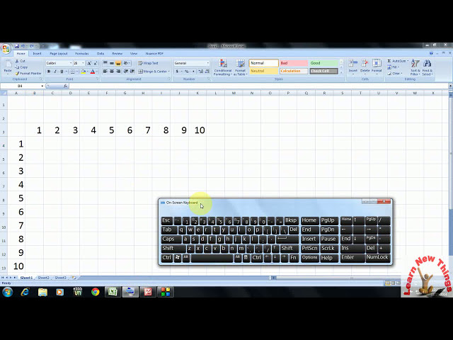 فیلم آموزشی: کلید میانبر برای حذف/درج ستون و ردیف در MS Excel با زیرنویس فارسی