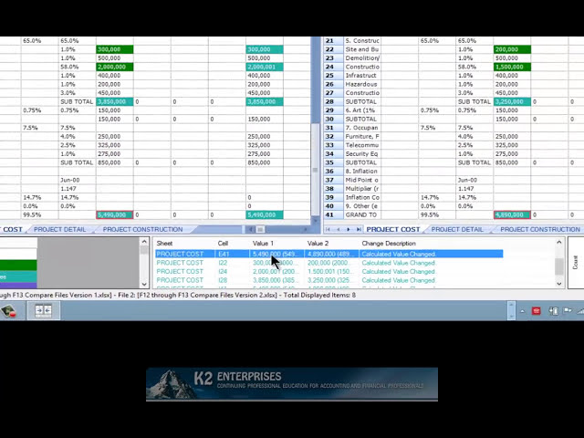 فیلم آموزشی: مقایسه دو workbook با ویژگی مقایسه فایل های Excel 2013 با زیرنویس فارسی