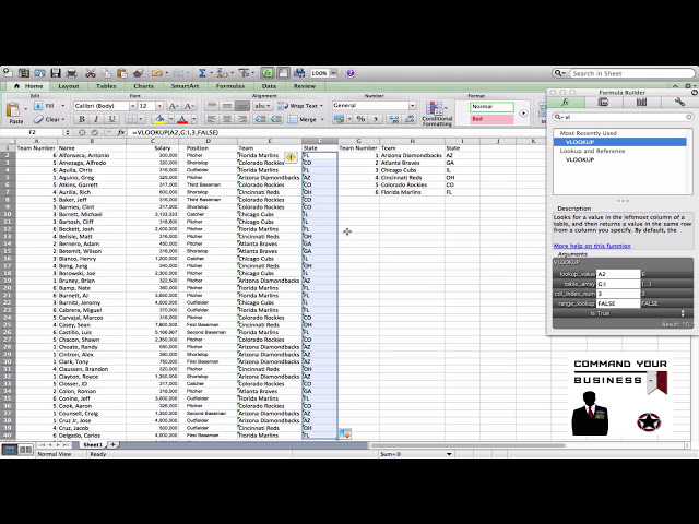 فیلم آموزشی: نحوه انجام: Vlookup Microsoft Excel 2011 برای مک با زیرنویس فارسی