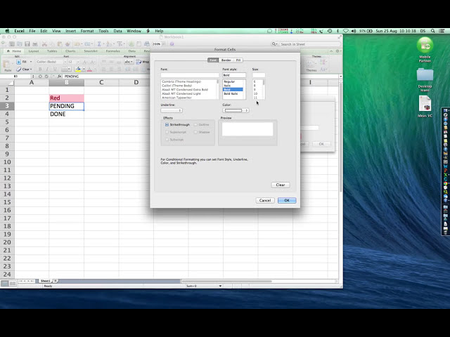 فیلم آموزشی: قالب بندی شرطی را در اکسل برای مک 2011 اضافه کنید با زیرنویس فارسی