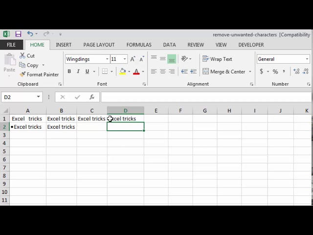 فیلم آموزشی: حذف کاراکترهای ناخواسته در MS Excel