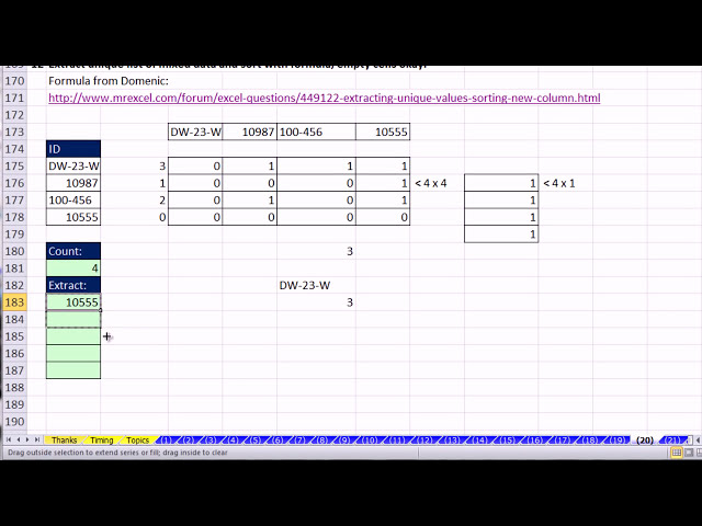 فیلم آموزشی: Ctrl + Shift + Enter: فرمول‌های آرایه Excel 20: استخراج فهرست‌های منحصر به فرد و فرمول‌های مرتب‌سازی با زیرنویس فارسی